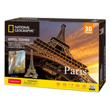 Cubic fun 3d puzzel national geographic eiffeltoren