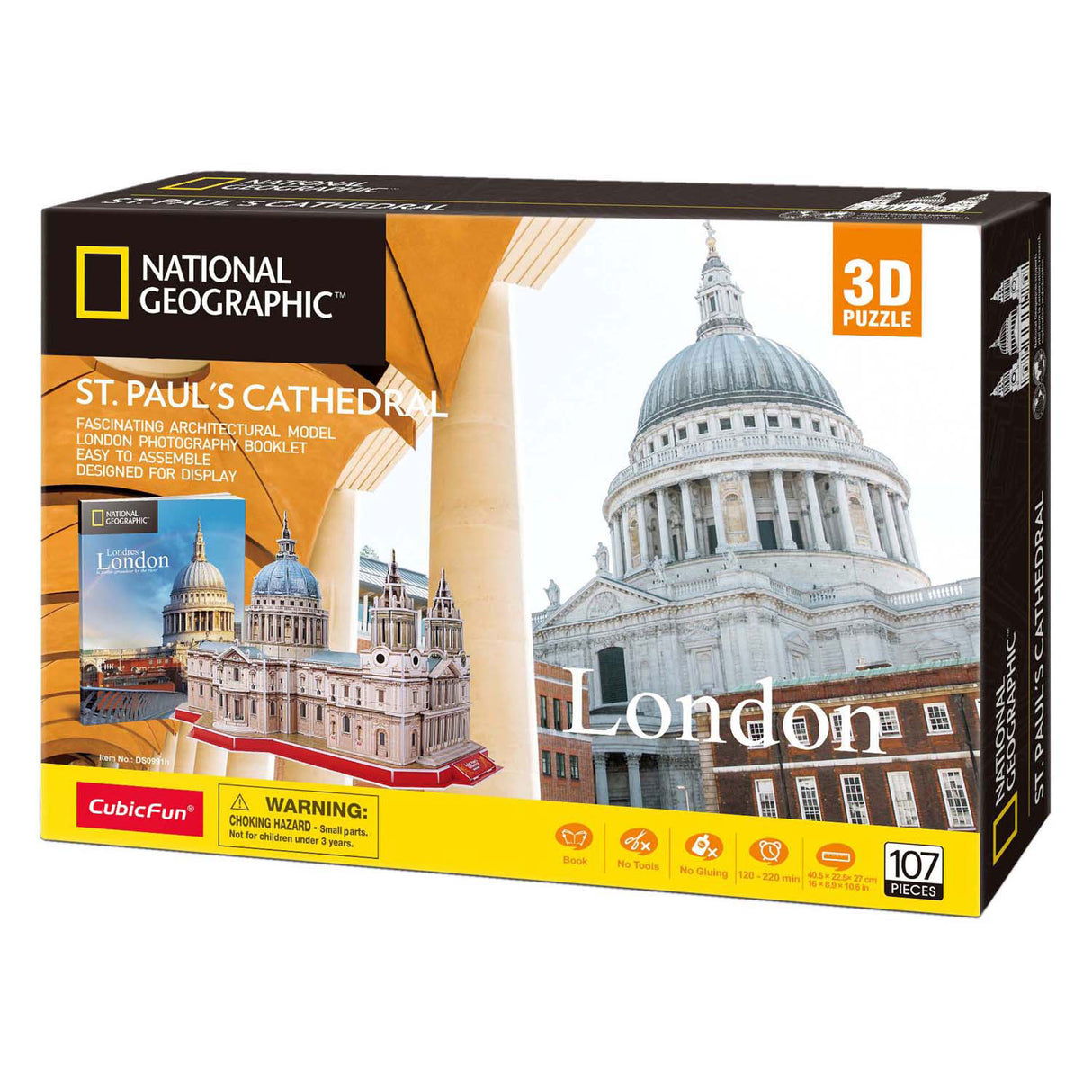 Cubic fun 3d puzzel national geographic st. paul kathedraal