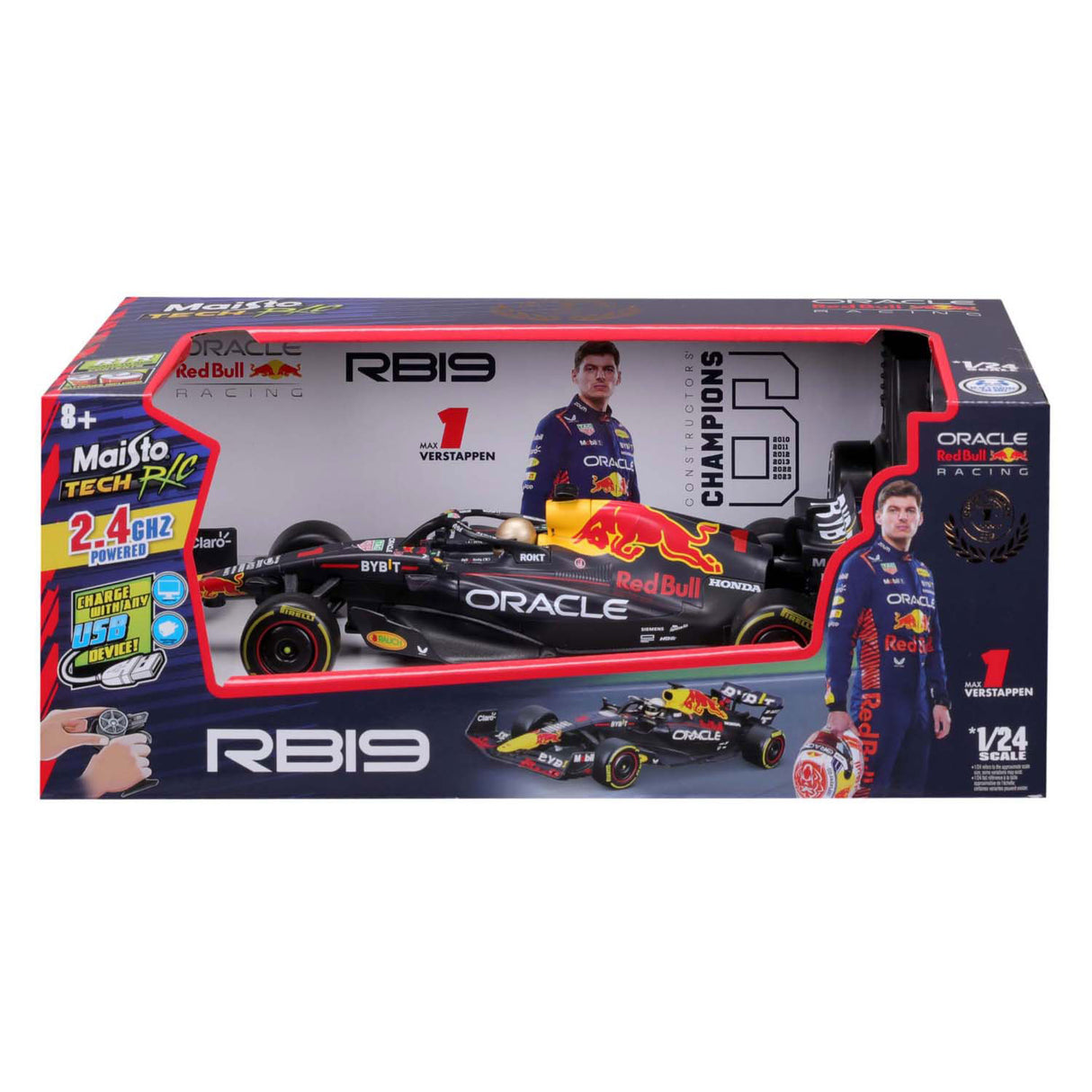Rc bestuurbare auto maisto red bull max verstappen