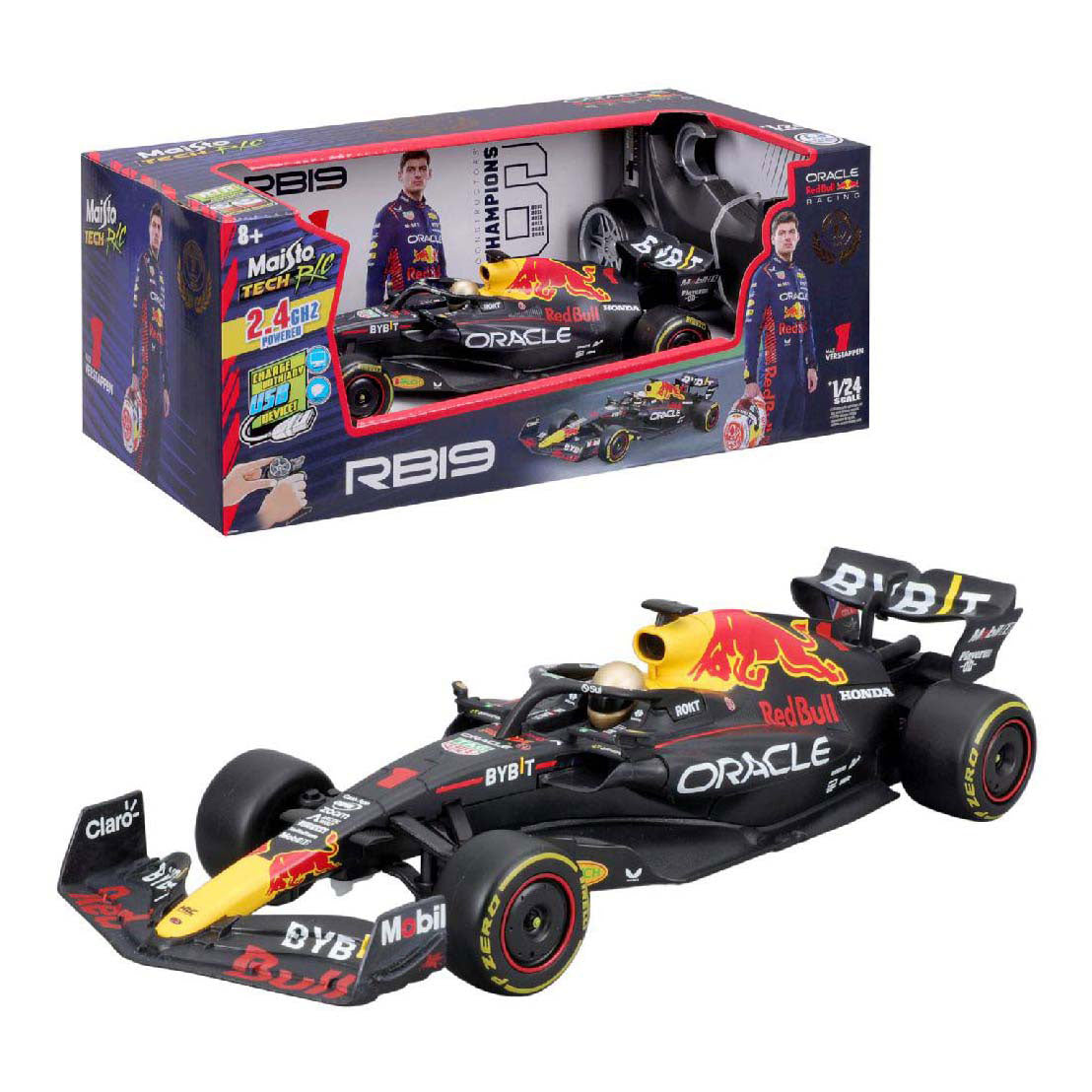 Rc bestuurbare auto maisto red bull max verstappen