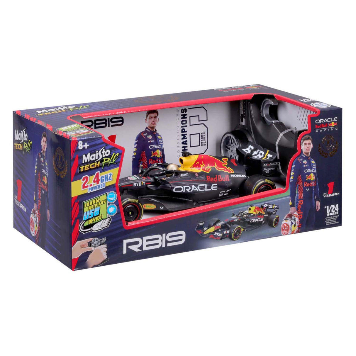 Rc bestuurbare auto maisto red bull max verstappen