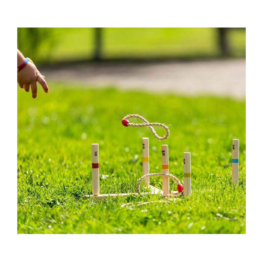 Outdoor play ringwerpspel draagtas fsc, 5dlg.