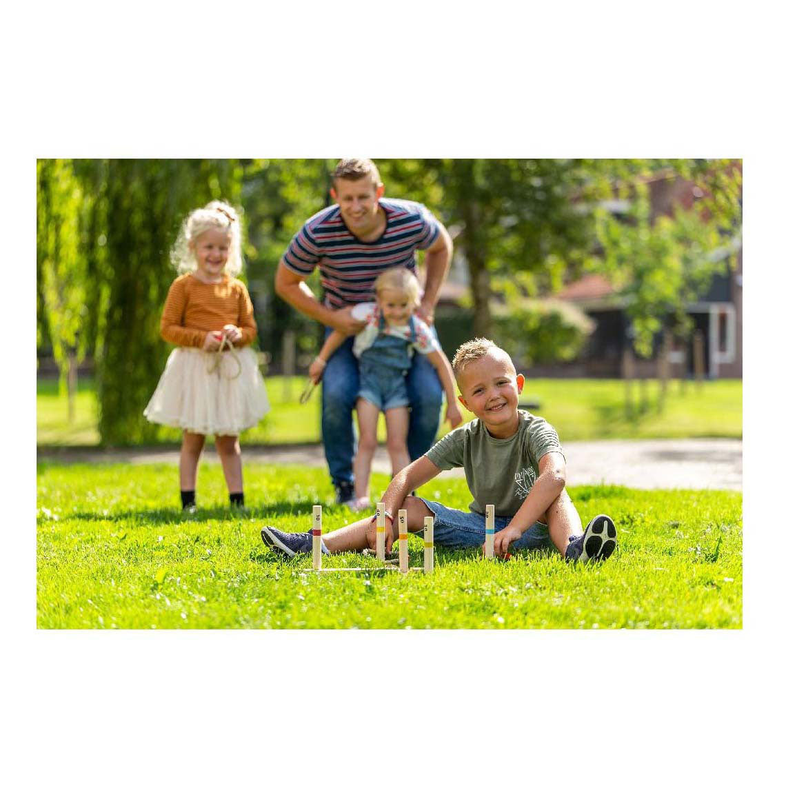 Outdoor play ringwerpspel draagtas fsc, 5dlg.