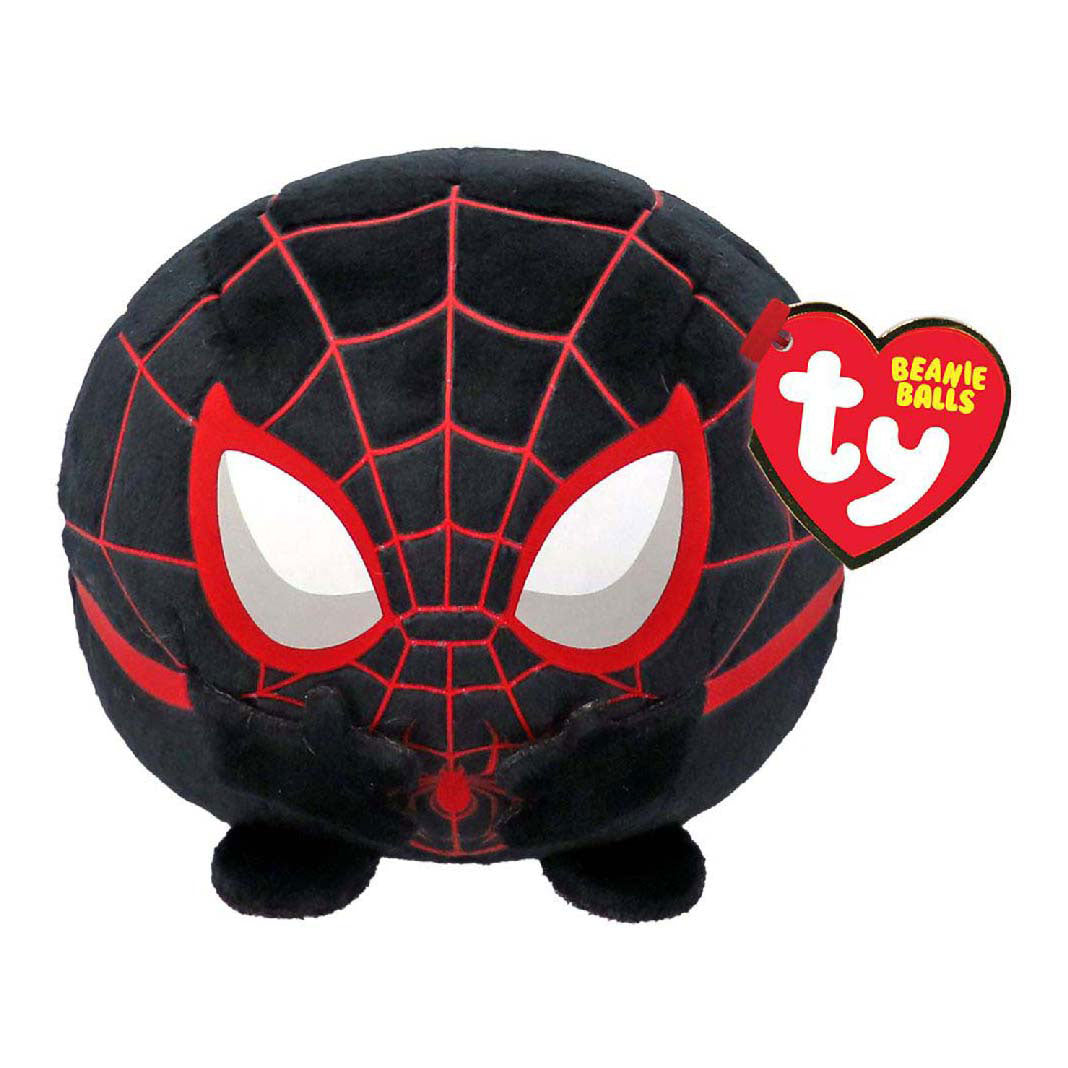 Ty beanie ty teeny puffies - marvel spiderman morales, 10cm