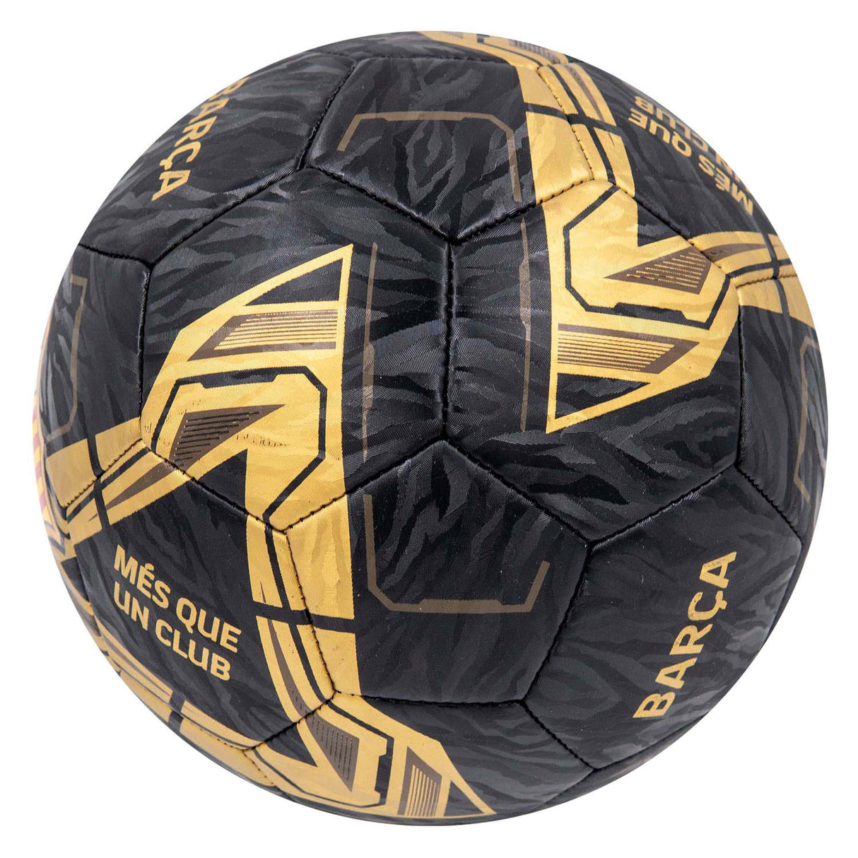 Rc fc baelona voetbal lightning black gold, 22cm