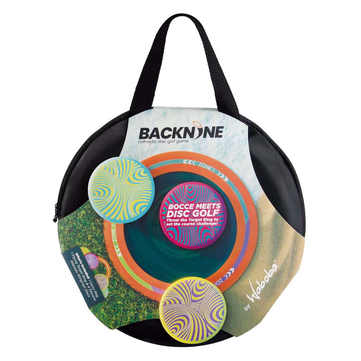 Waboba backnine frisbee set, 5dlg.