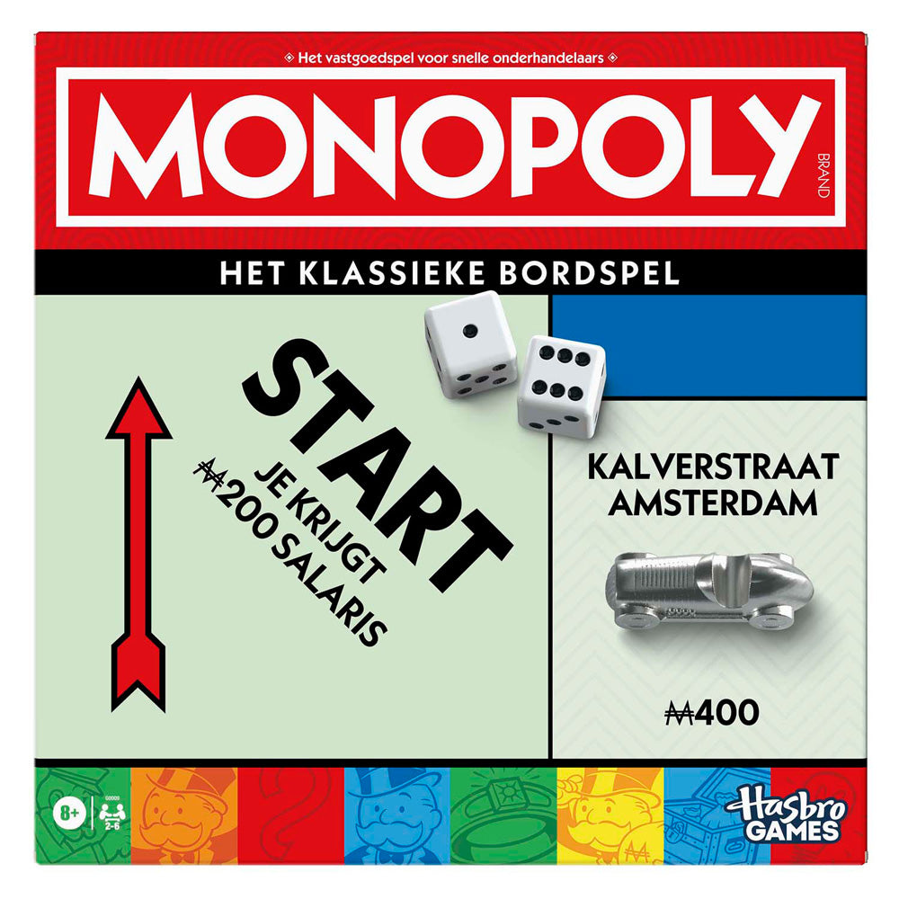 Hasbro monopoly het klassieke bordspel 2-6 spelers