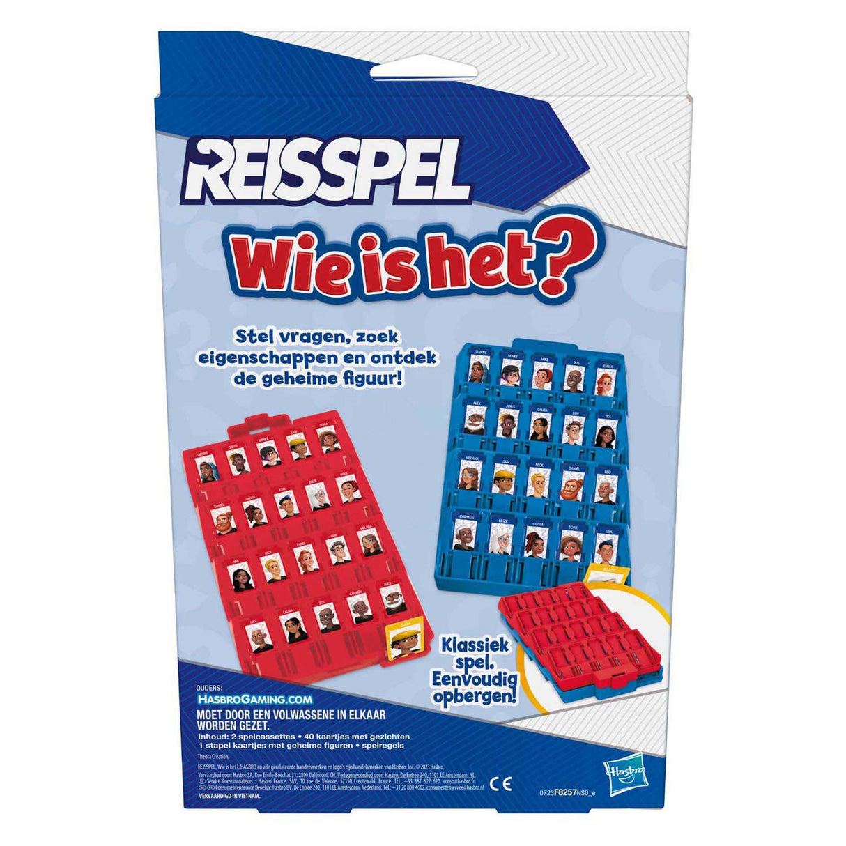 Hasbro reisspel wie is het? - 2 spelers