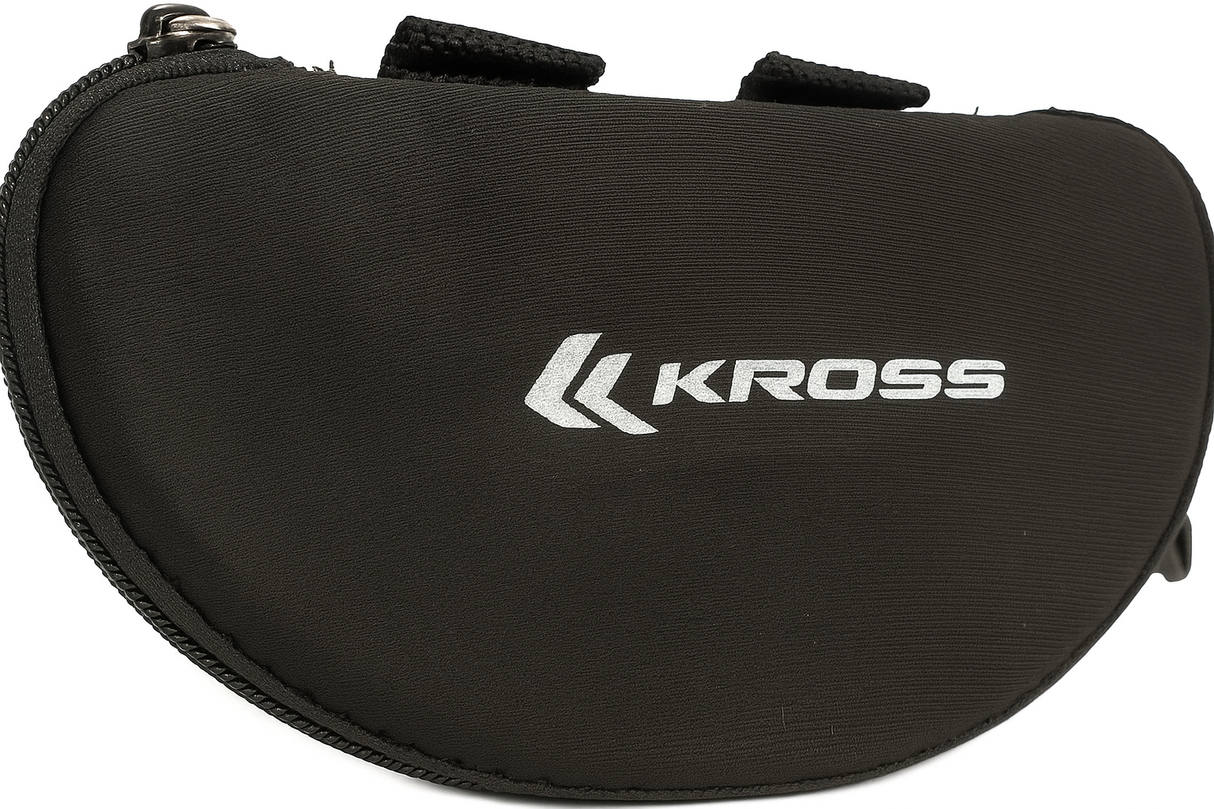 Kross fietsbril braker uv400 verwisselbare lenzen - beige frame