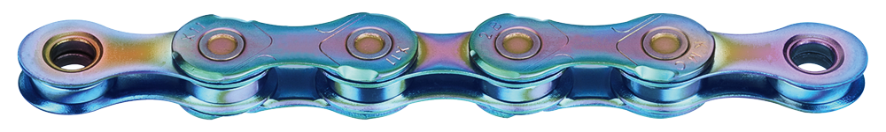 KMC X12 Aurora Blauw 126 schakels - Fietsketting met Double X-Bridge - 12-speed