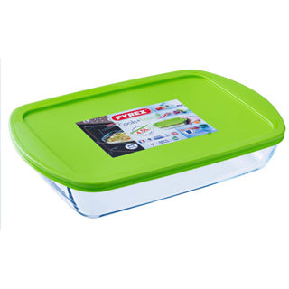 Pyrex cook store vershoudbakje 4,9l deksel