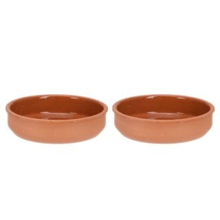 Excellent houseware terracotta tapasschalen 2 stuks