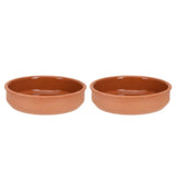 Excellent houseware terracotta tapasschalen 2 stuks