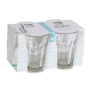 Drinkglazenset 360 ml 4 stuks