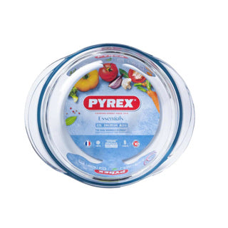 Pyrex ovenschaal met deksel 1,6l en 0,5l