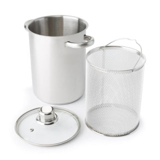 Asperge pastapan rvs 21x16cm