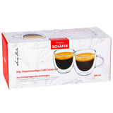 Schäfer mok dubbelwandig 240ml set van 2