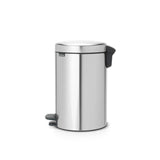 Brabantia pedaalemmer newicon 12l mat staal