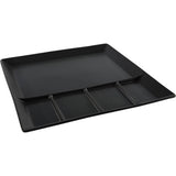 No brand fonduebord 24,5x24,5cm mat zwart