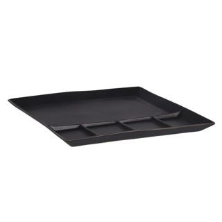 No brand fonduebord 24,5x24,5cm mat zwart