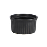 Crème brulee schaaltje zwart 9x5cm