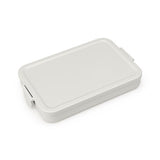Brabantia lunchbox make take plat lichtgrijs