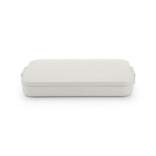 Brabantia lunchbox make take plat lichtgrijs