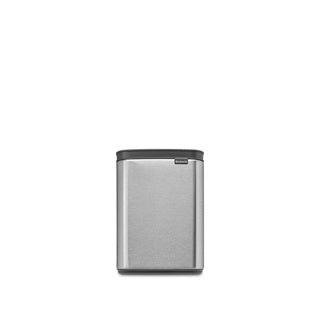 Brabantia bo afvalemmer, 4l - matt steel fingerprint proof