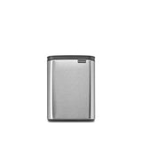 Brabantia bo afvalemmer, 7l - matt steel fingerprint proof