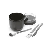 Brabantia soepbeker make take 0,6l donkergrijs