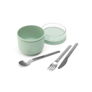 Brabantia yoghurtbeker make take 0,5l jade green
