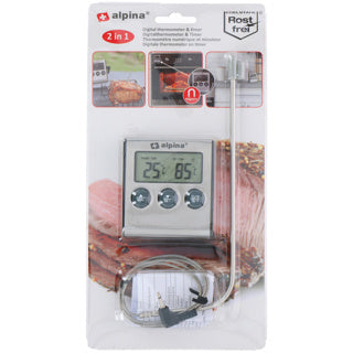 No brand thermometer met timer