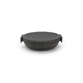 Brabantia lunchkom make take 1l donkergrijs
