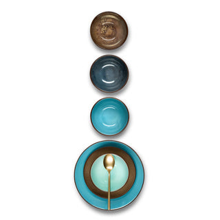 Feeling indigo gourmet bord 24,5 cm