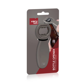 Vacu vin flessenopener grijs