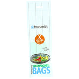 Brabantia afvalzakken perfectfit composteerbaar x 10-12l 10 stuks