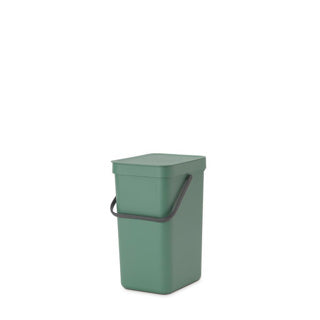 Brabantia afvalemmer sort go 12l fir groen