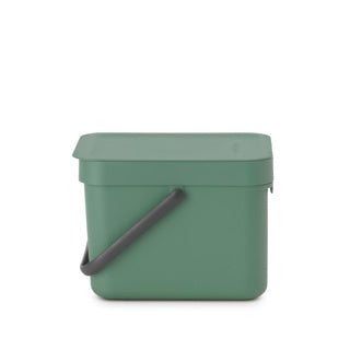 Brabantia afvalemmer sort go 6l fir groen