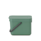 Brabantia afvalemmer sort go 6l fir groen