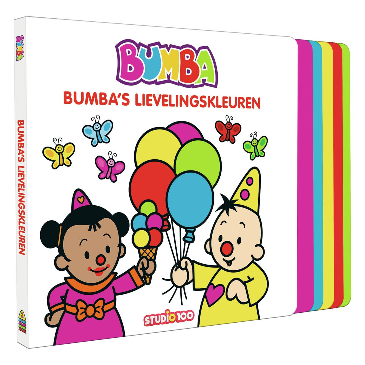 Bumba Kartonboek met trapjes - Bumba's lievelingskleuren