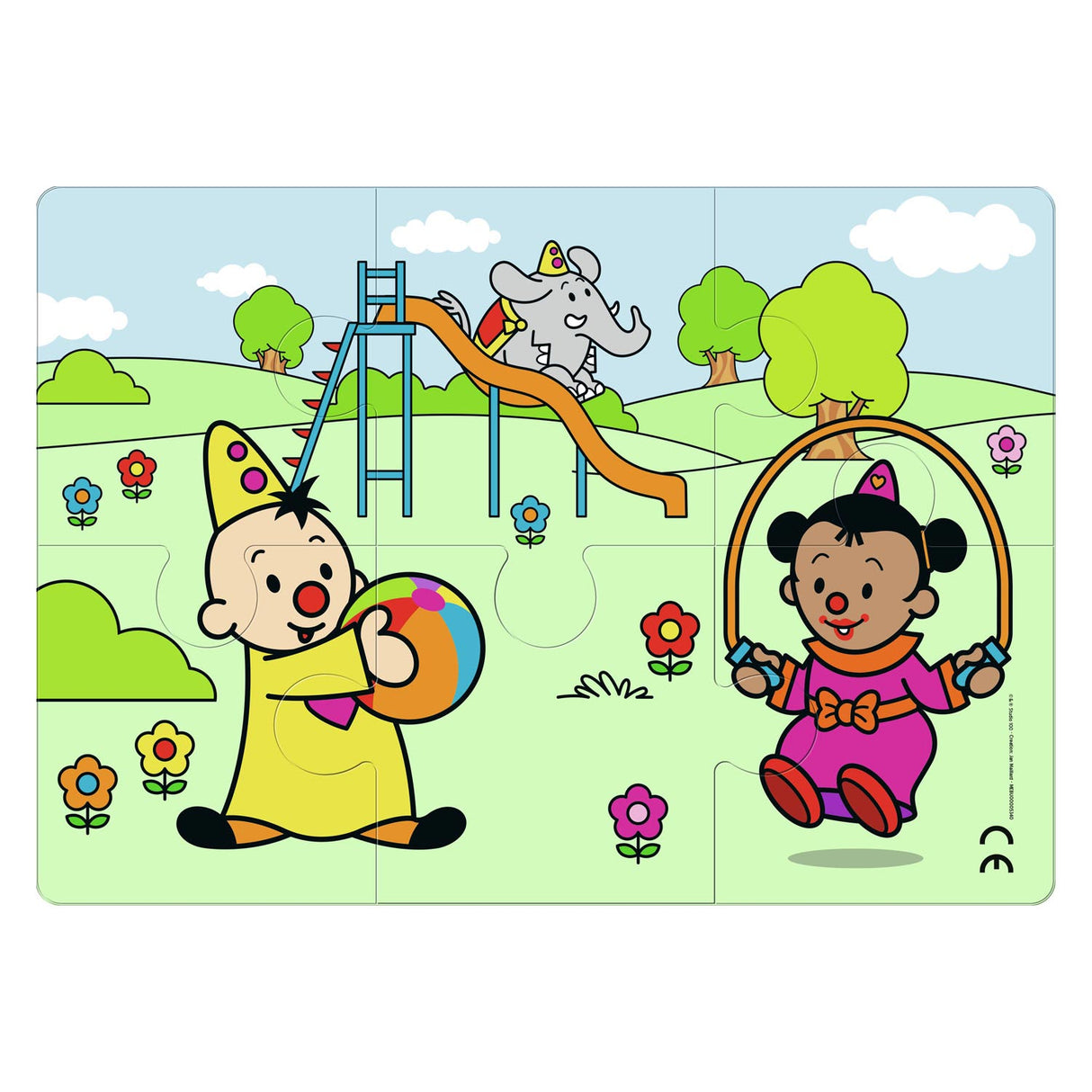 Studio 100 bumba puzzel - de speeltuin, 6st.