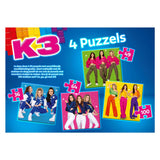 Studio 100 k3 4in1 puzzel - sterretjes