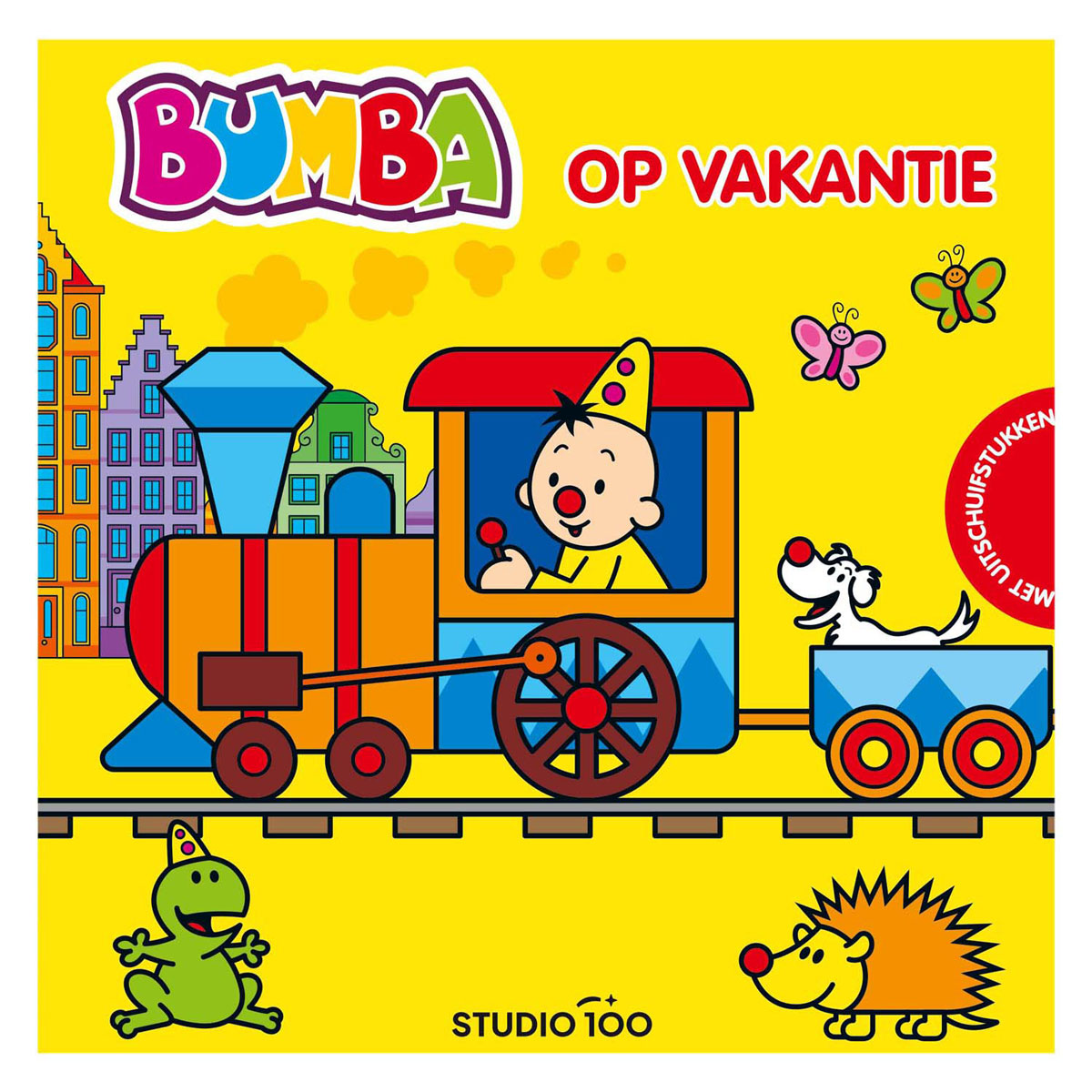 Studio 100 bumba uitschuifbaar kartonboek - op vakantie