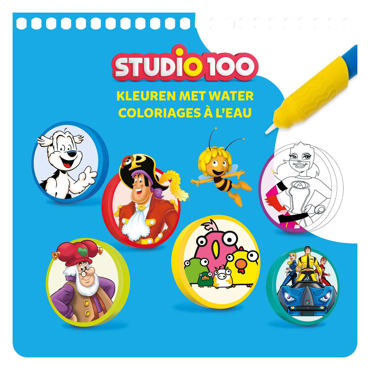 Studio 100 kleurboek - kleuren met water