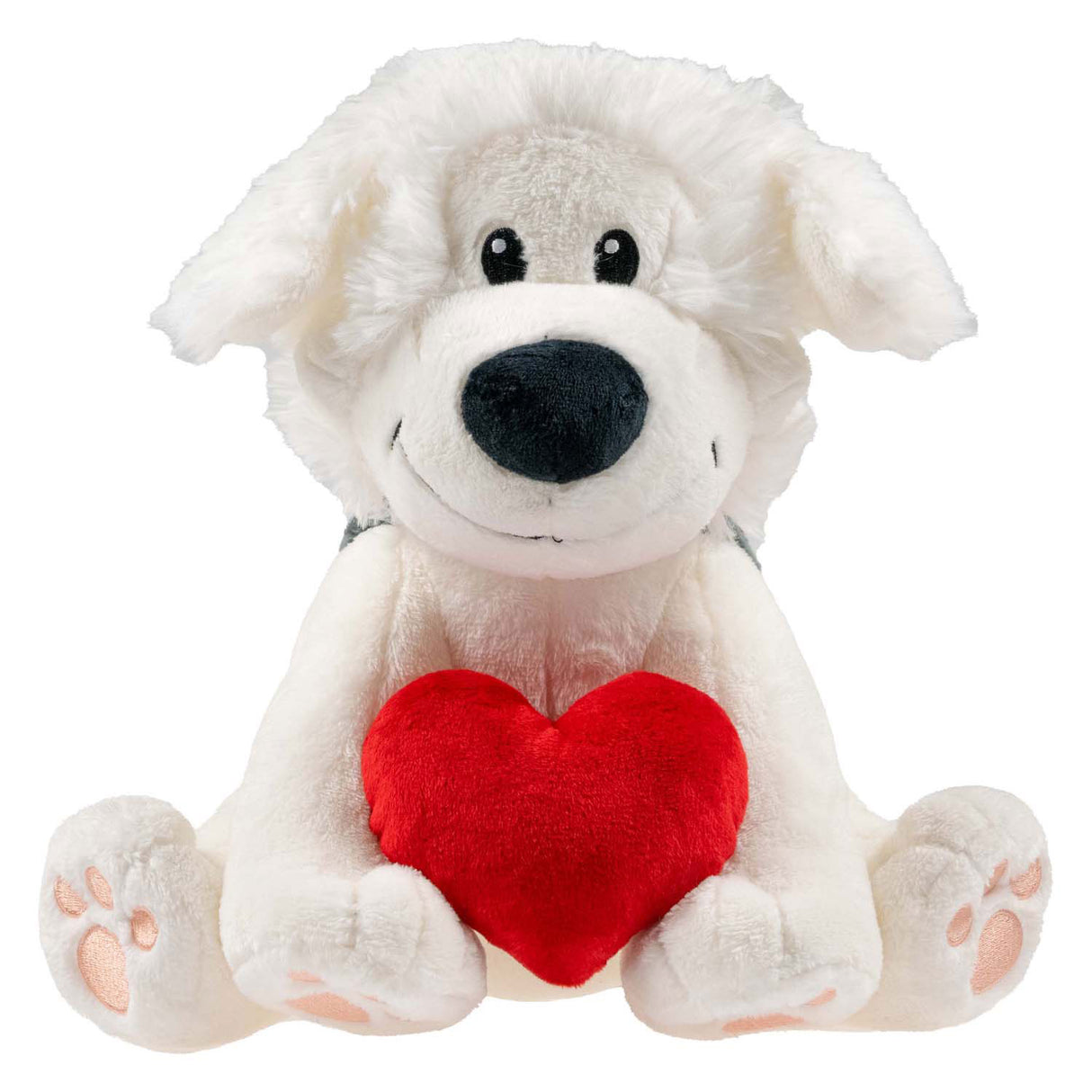 Studio 100 samson en marie knuffel pluche samson met hart, 30cm