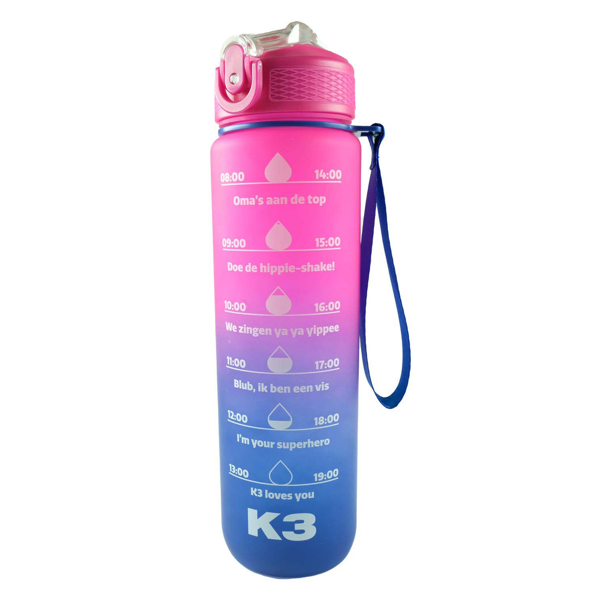 Studio 100 k3 motiverende drinkfles 1l