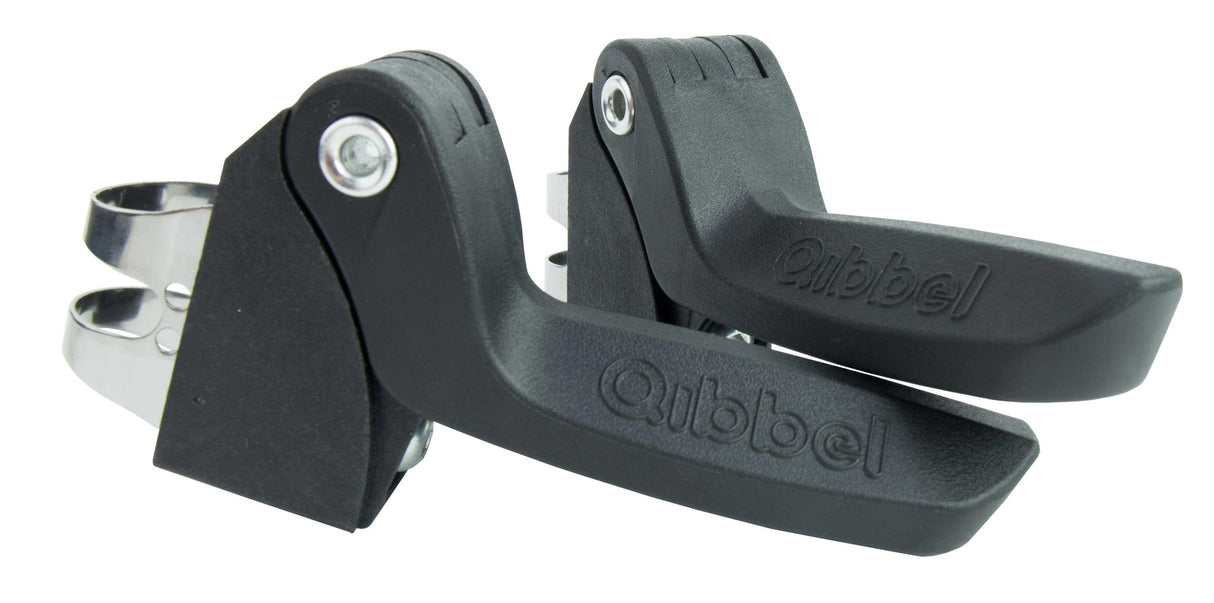 Qibbel voetsteunen junior 6+ (2 stuks) - zwart
