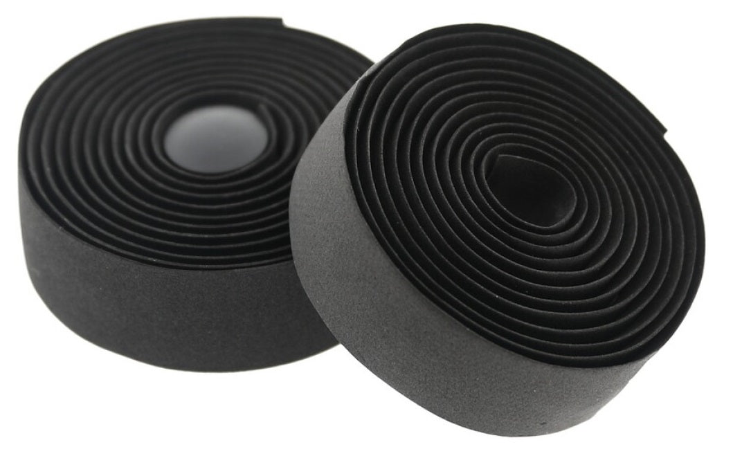 Tecora stuurlint confort naturel ø2.5 x 30mm 1.8m - zwart (2 stuks)
