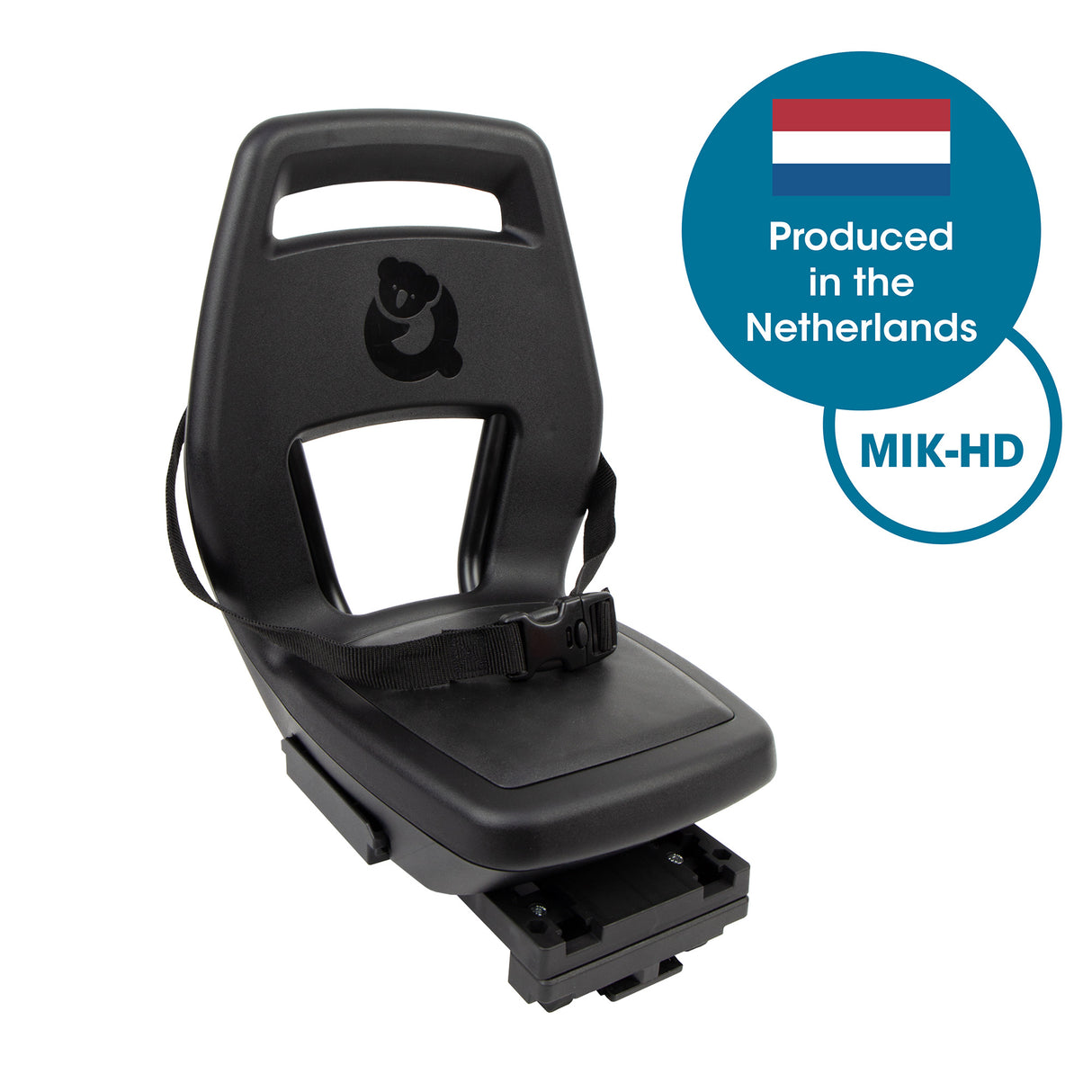 Qibbel achterzitje junior mik hd zwart compleet q350