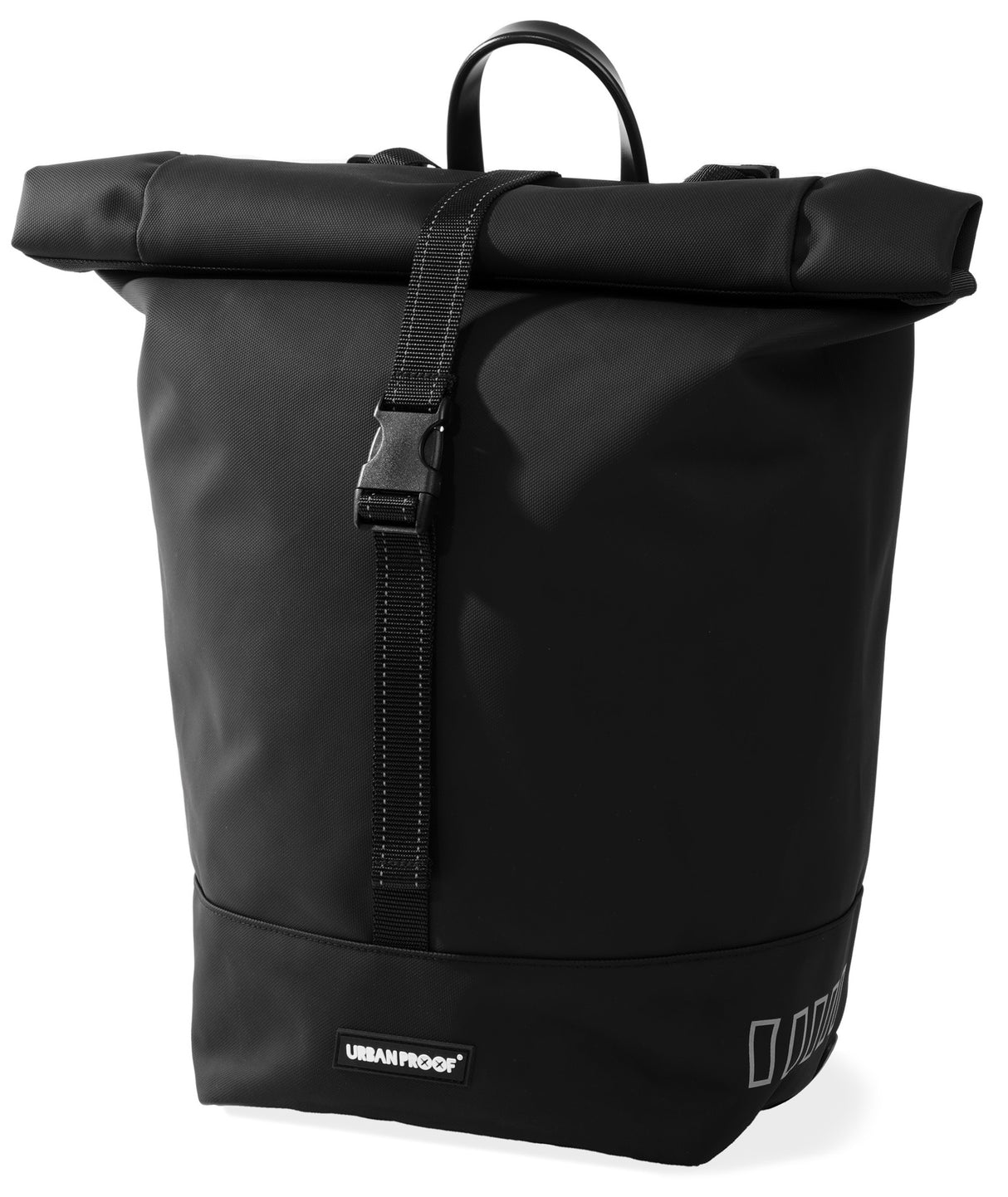 Urbanproof urban proof single rolltop tas 20l zwart recycled